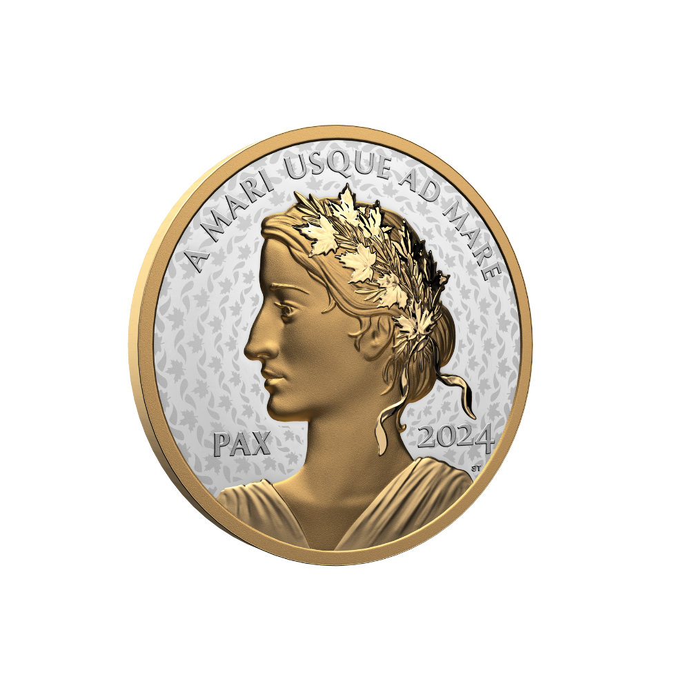 PEACE DOLLAR 1 Oz Silver Coin $1 Canada 2024