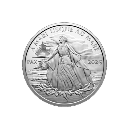 PEACE DOLLAR 5 Oz Silver Coin $50 Canada 2025