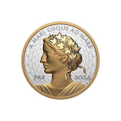 PEACE DOLLAR Silver Coin $50 Canada 2024