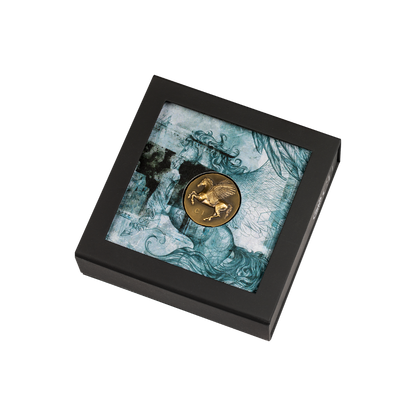 PEGASOS Numismatic Icons 1 Oz Gold Coin $250 Cook Islands 2022