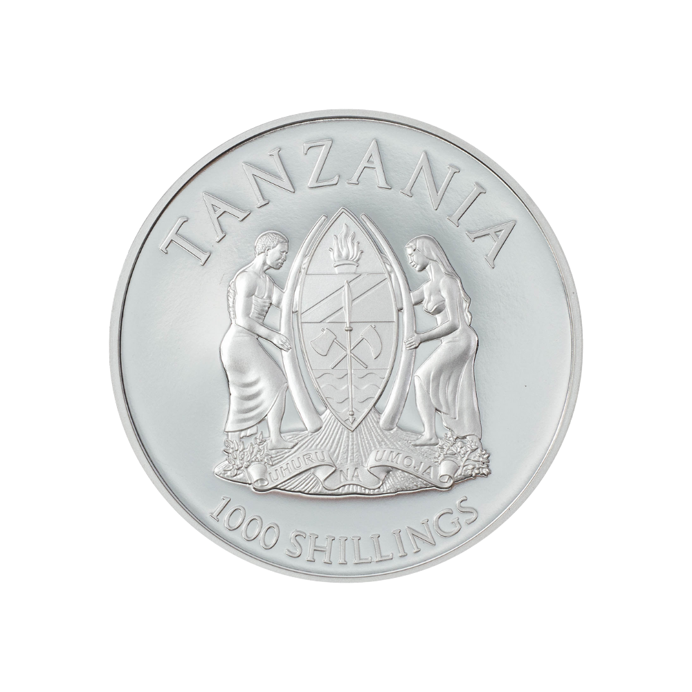 PEGASUS Mythical Creatures 1 Oz Silver Coin 1000 Shillings Tanzania 2022