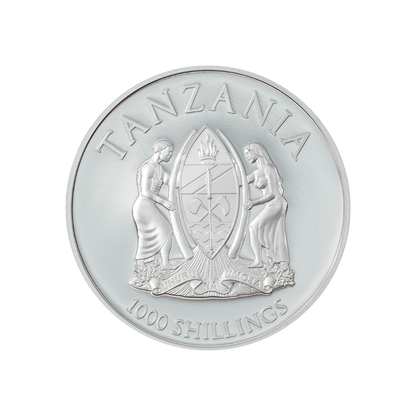 PEGASUS Mythical Creatures 1 Oz Silver Coin 1000 Shillings Tanzania 2022