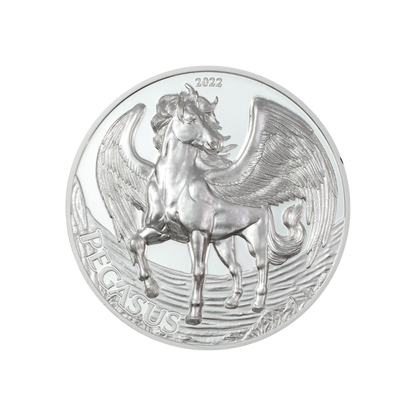 PEGASUS Mythical Creatures 1 Oz Silver Coin 1000 Shillings Tanzania 2022