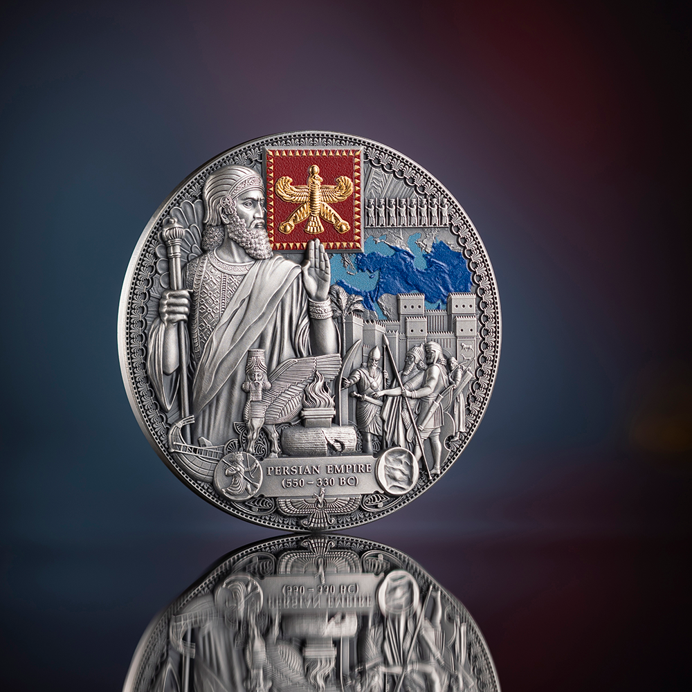 Persian Empire Legacy of the Greatest Empire 2 Oz Silver Coin 2026 MINT XXI