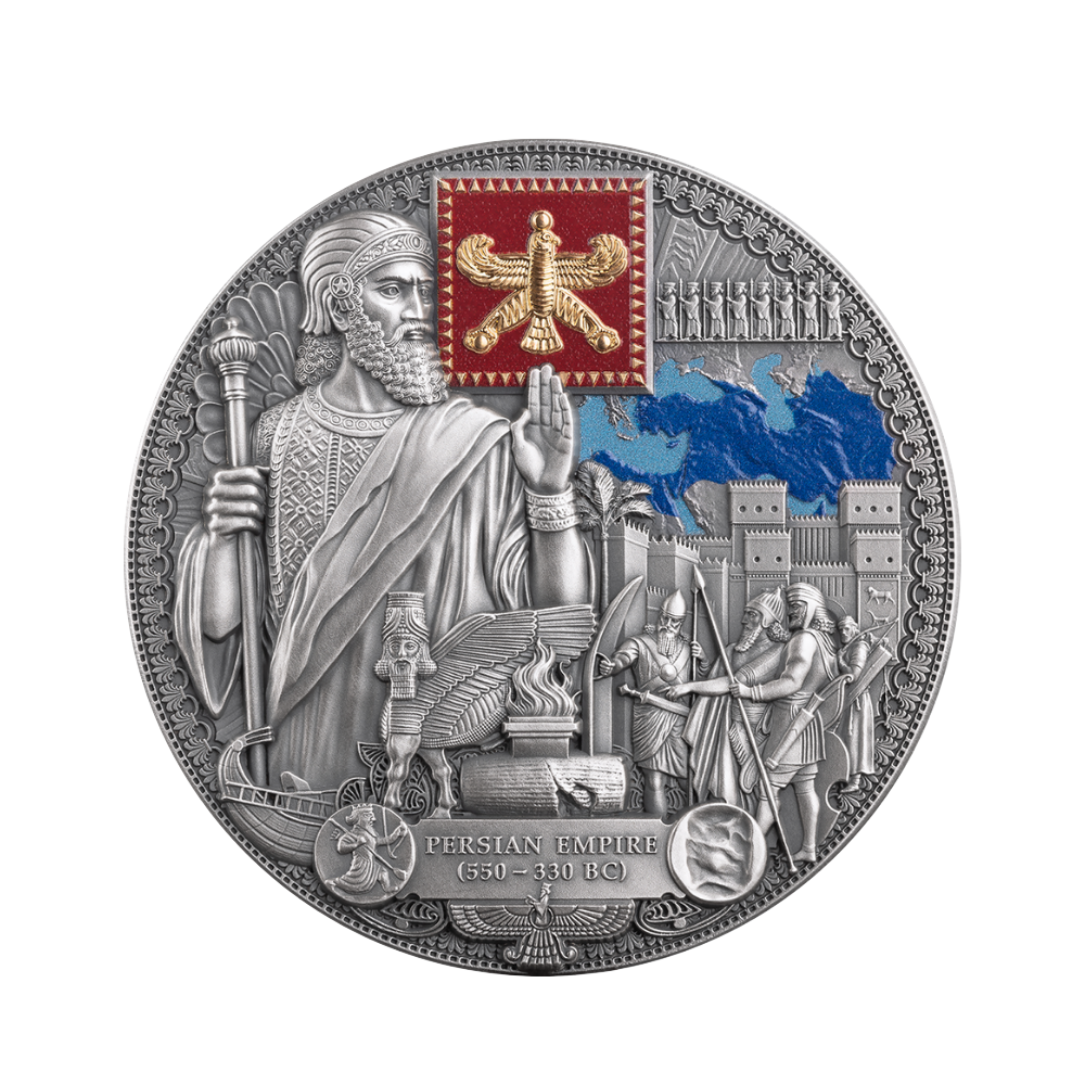 Persian Empire Legacy of the Greatest Empire 2 Oz Silver Coin 2026 MINT XXI