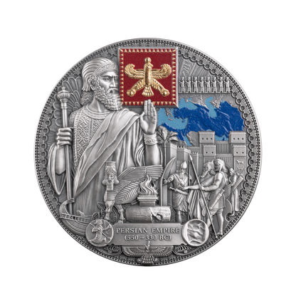 Persian Empire Legacy of the Greatest Empire 2 Oz Silver Coin 2026 MINT XXI