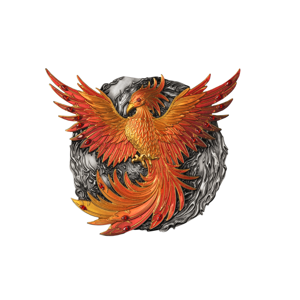 PHOENIX ASCENDANT 500g Silver Coin 50 Vatu Vanuatu 2024