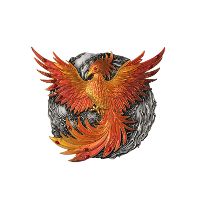 PHOENIX ASCENDANT 500g Silver Coin 50 Vatu Vanuatu 2024