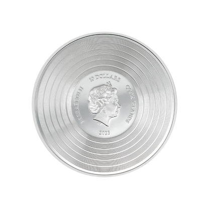 PIECE OF MIND Iron Maiden 2 Oz Silver Coin $10 Cook Islands 2023