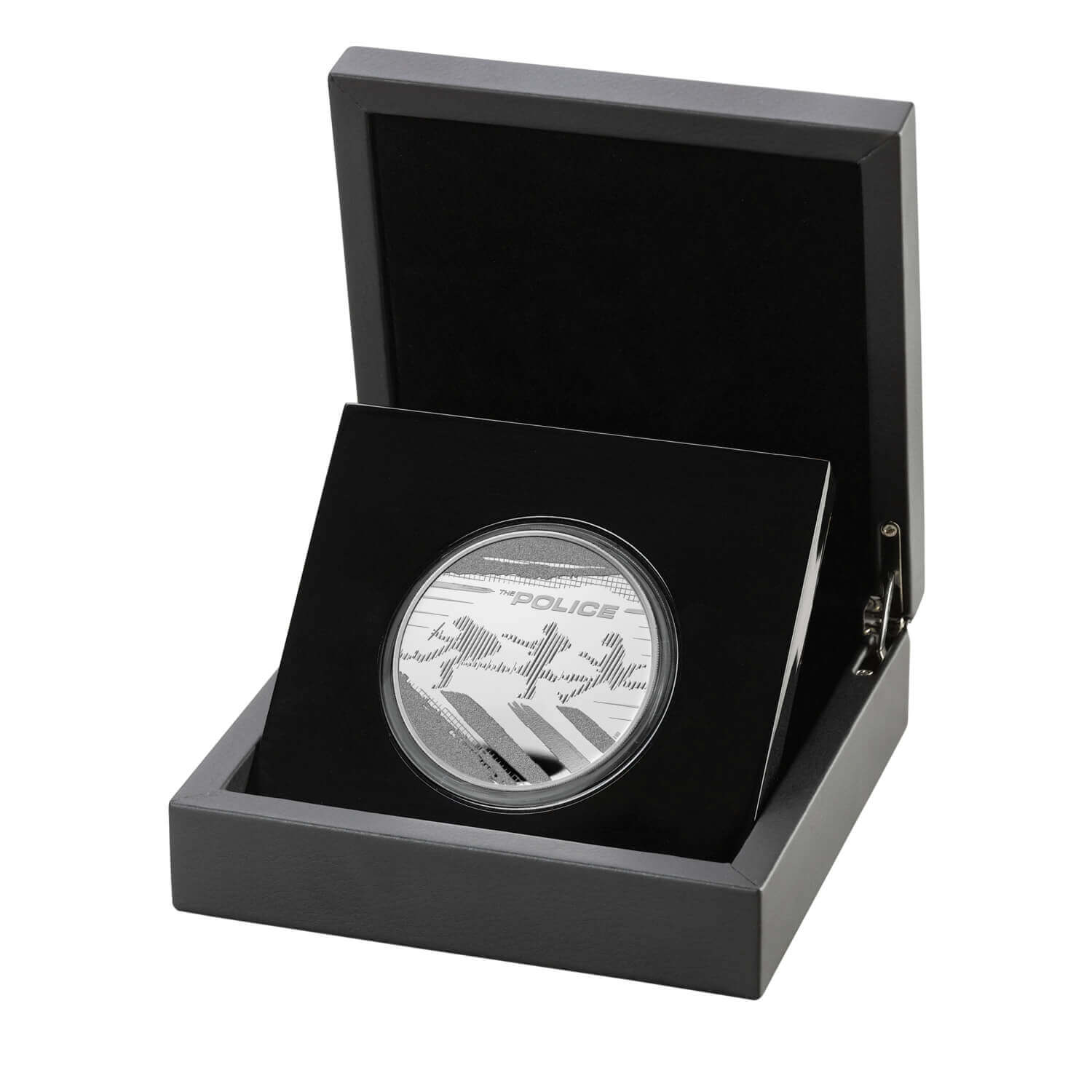 POLICE 5 Oz Silver Coin 10 Pounds United Kingdom 2023