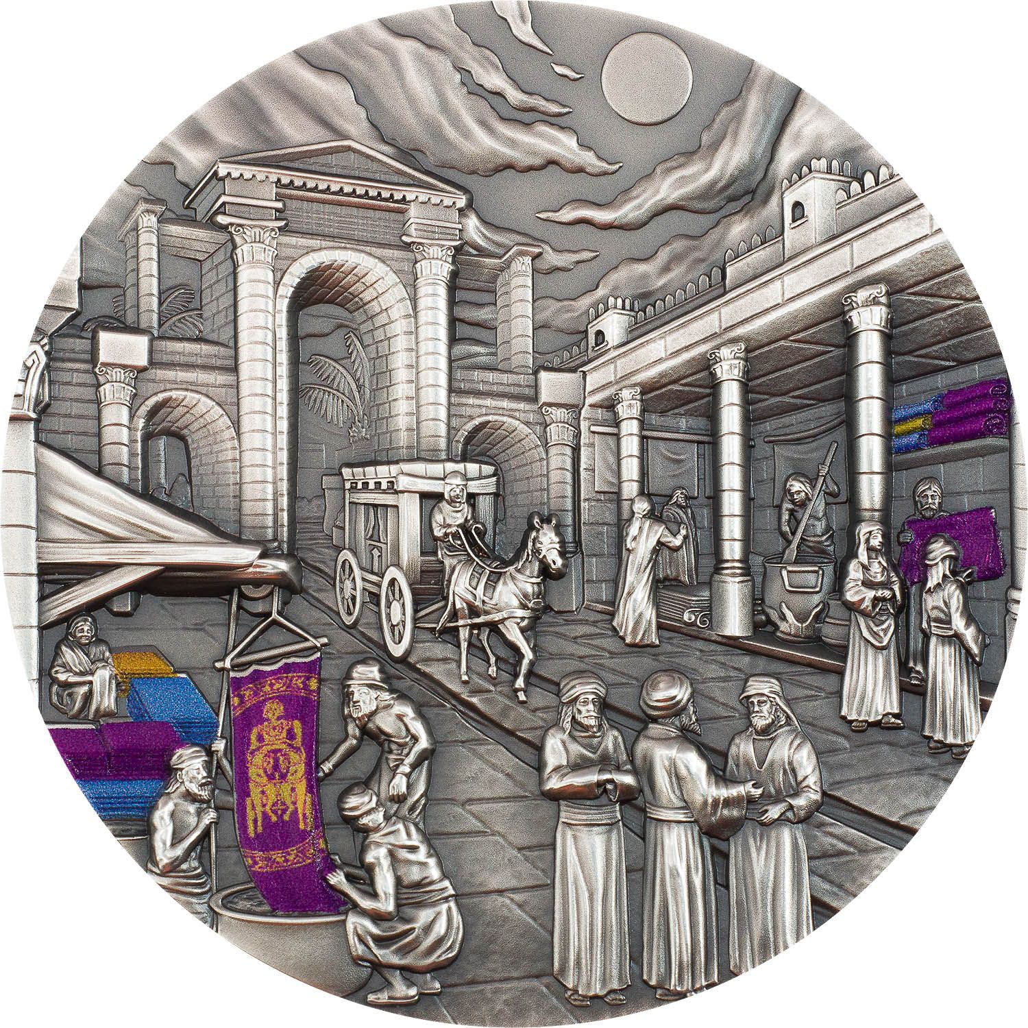 PHOENICIA AND CARTHAGE Lost Civilizations 5 Oz Silver Coin $20 Palau 2023 - PARTHAVA COIN