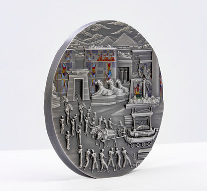 EGYPTIANS Afterlife Rites of Passage 2 Oz Silver Coin $10 Palau 2023 - PARTHAVA COIN