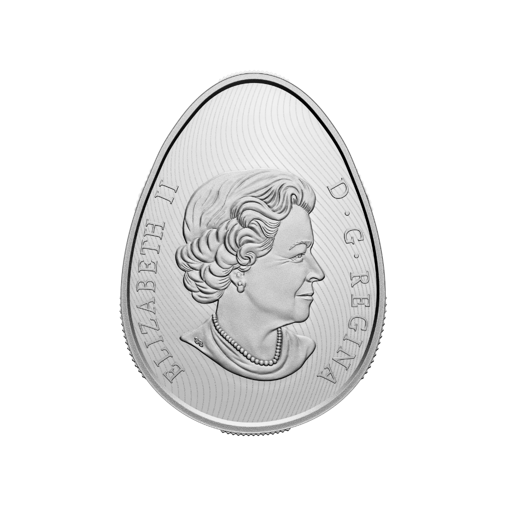 PYSANKA Shaped 1 Oz Silver Coin $20 Canada 2023