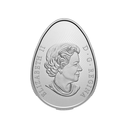 PYSANKA Shaped 1 Oz Silver Coin $20 Canada 2023