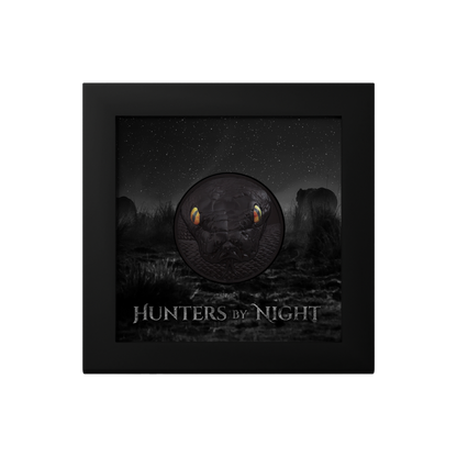 PYTHON Hunters By Night 2 Oz Silver Coin $10 Palau 2022