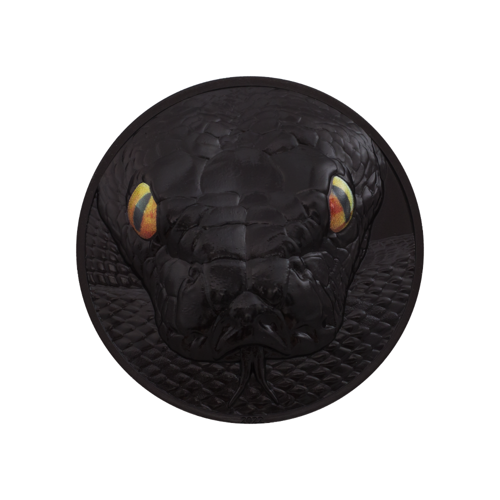 PYTHON Hunters By Night 2 Oz Silver Coin $10 Palau 2022