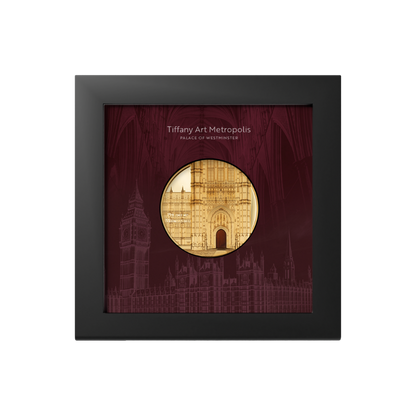 Palace of Westminster Tiffany Art Metropolis 5 Oz Gold Coin 2023
