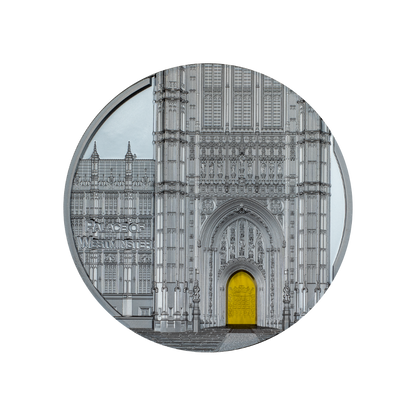 Palace of Westminster Tiffany Art Metropolis 5 Oz Silver Coin 2023