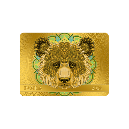 Panda Spirit Animals Collection 1/200 Oz Gold Coin 2026
