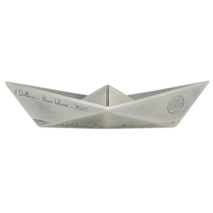 Paper Boat Folded Dreams 2 Oz Silver Coin POWER COIN