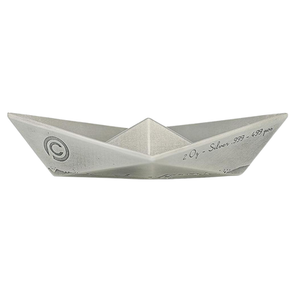 Paper Boat Folded Dreams 2 Oz Silver Coin POWER COIN