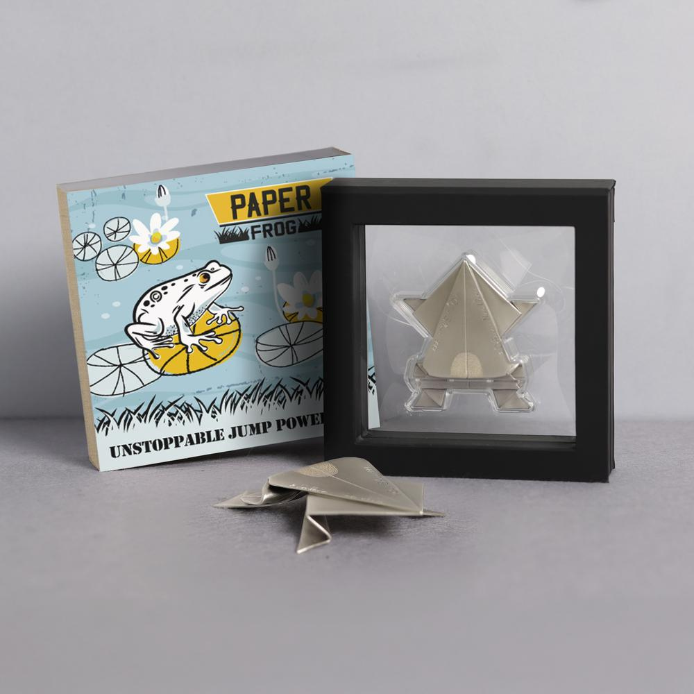 Paper Frog Folded Dreams 2 Oz Silver Coin 2026