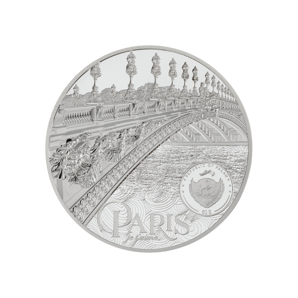 Paris Tiffany Art Metropolis 1 Kg Silver Coin 2021