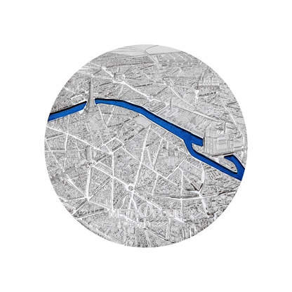 Paris Tiffany Art Metropolis 1 Kg Silver Coin 2021