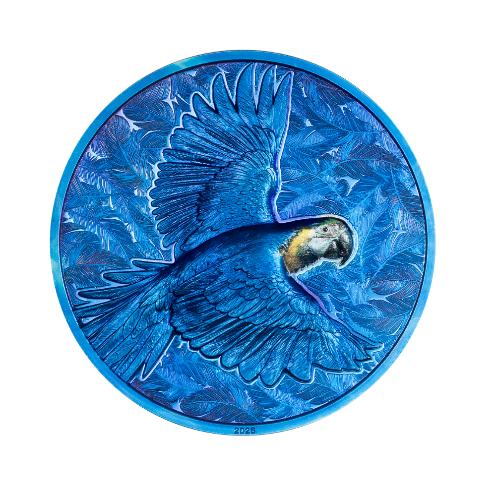 Parrot Spectrum 1 Oz Silver Coin 2026 CIT