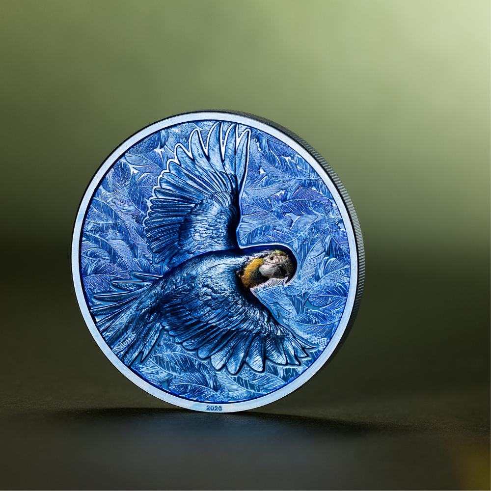 Parrot Spectrum 1 Oz Silver Coin 2026 CIT
