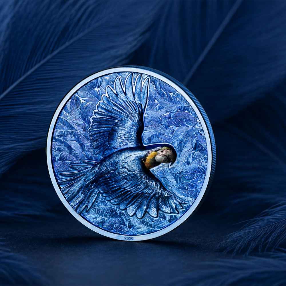 Parrot Spectrum 1 Oz Silver Coin 2026 CIT