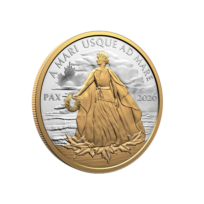 Peace Dollar 5 Oz Fine Silver Coin Canada 2026 ROYAL CANADIAN MINT
