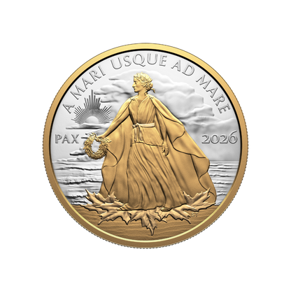 Peace Dollar 5 Oz Fine Silver Coin Canada 2026 ROYAL CANADIAN MINT