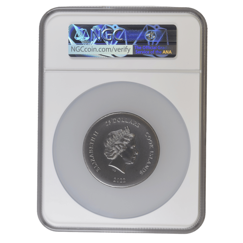 Pegasos Numismatic Icons 5 Oz Silver Coin 2022 - MS 70 ANTIQUED
