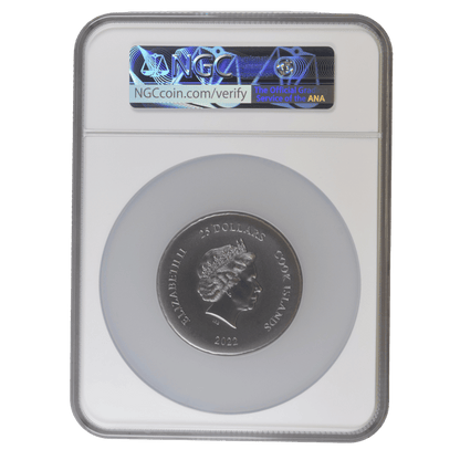 Pegasos Numismatic Icons 5 Oz Silver Coin 2022 - MS 70 ANTIQUED