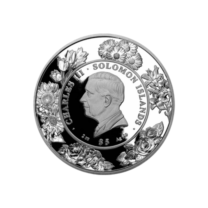 Peony 2 Oz Silver Coin 2025