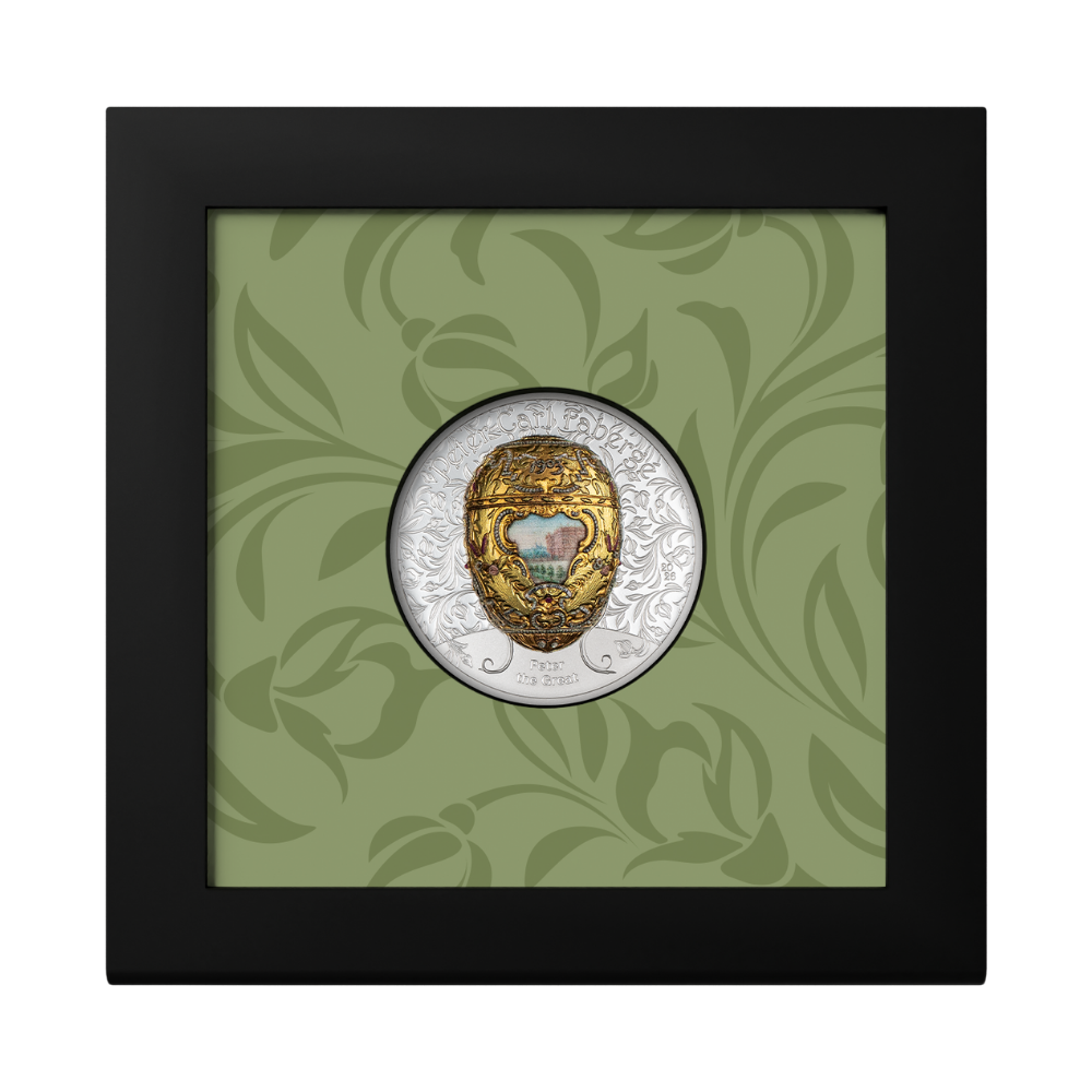 Peter the Great Egg Faberge 2 Oz Silver Coin 2026 CIT COIN INVEST AG