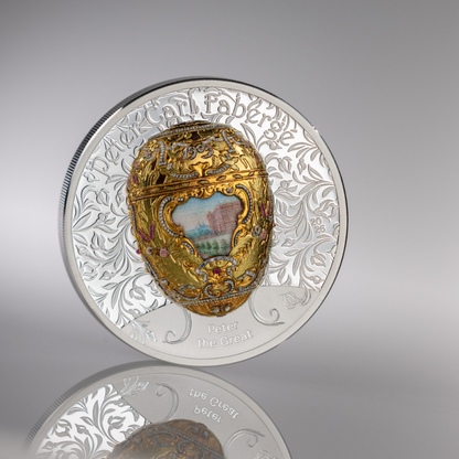 Peter the Great Egg Faberge 2 Oz Silver Coin 2026 CIT COIN INVEST AG