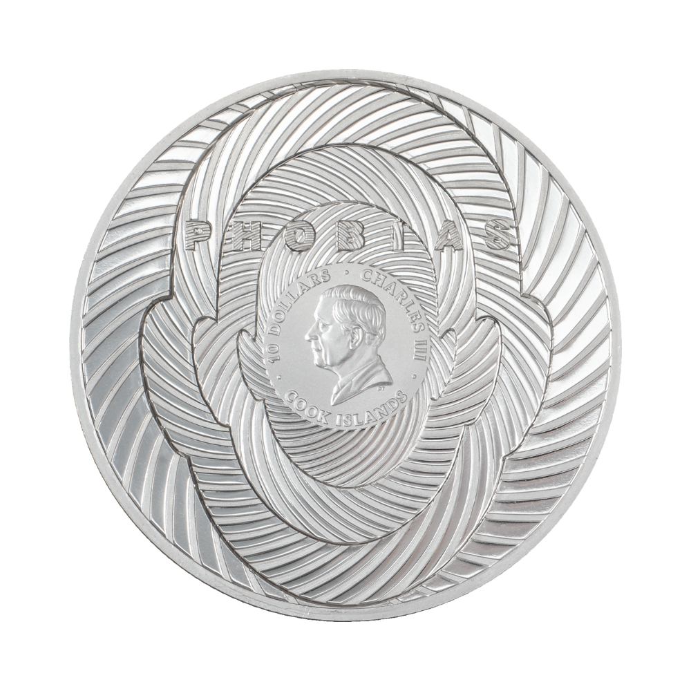 Phobias Coulrophobia 2 oz Silver Coin 2026