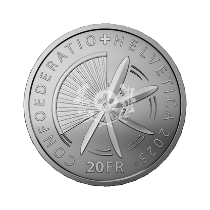 Pioneers of Swiss aviation Silver Proof Coin 2025 Swissmint