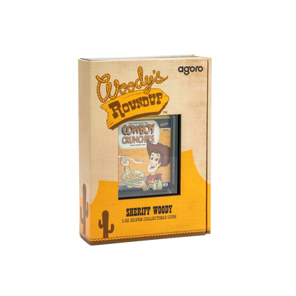 Disney Pixar Woody's Roundup™ Sheriff Woody 1 Oz Silver Coin - PARTHAVA COIN