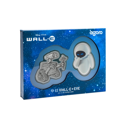 WALL•E + EVE Disney Pixar Silver Coin Set 2025 - PARTHAVA COIN