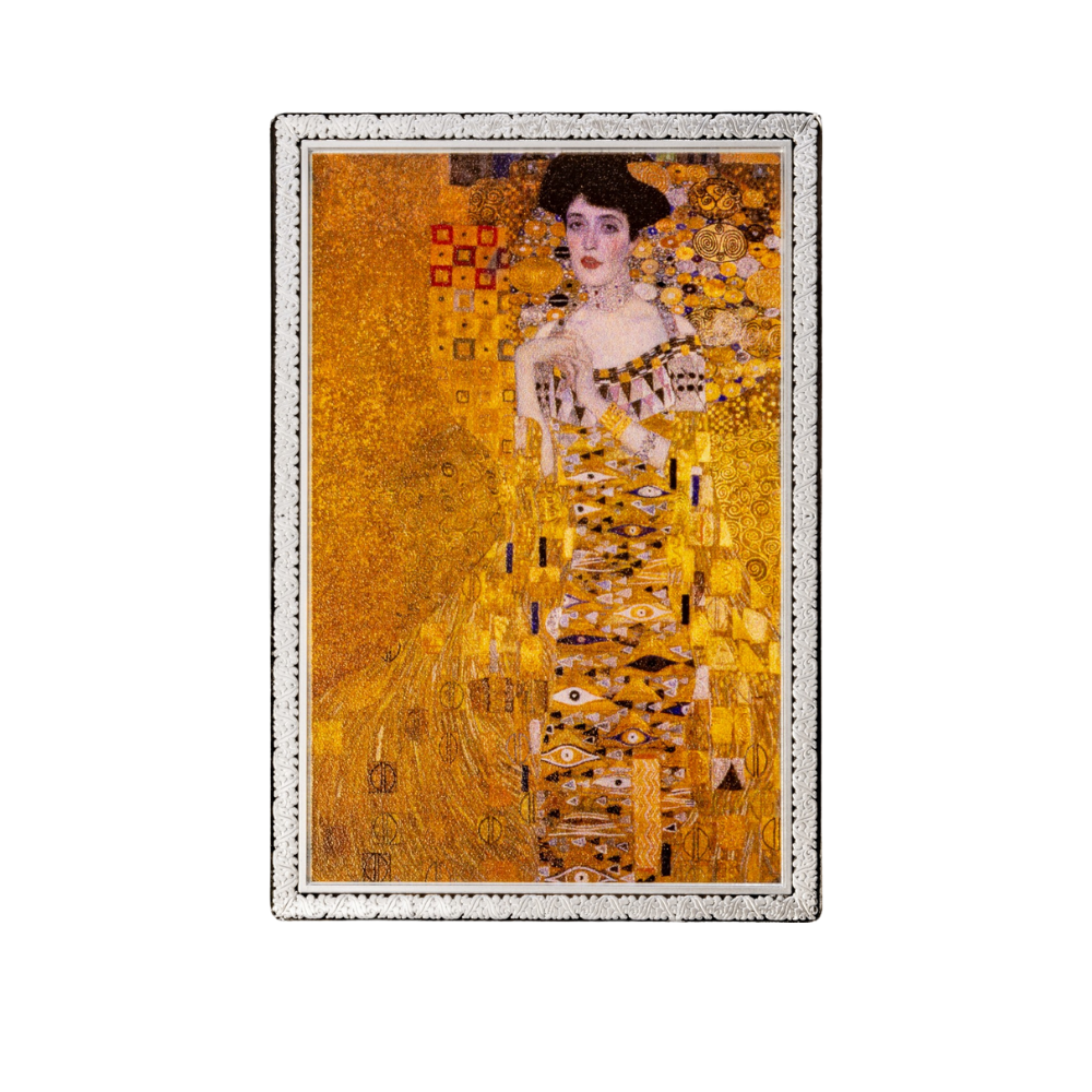 Portrait of Adele Bloch-Bauer I by Gustav Klimt Catch Me If You Canvas 1 Oz Silver Coin 2026 popcoins