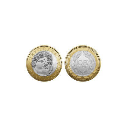 Proof Swiss Circulation Coins Set Swissmint 2025