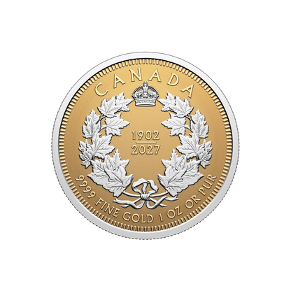 Pure Gold Fractional Set 125th Anniversary of the Coronation of King Edward VII Royal Canadian Mint
