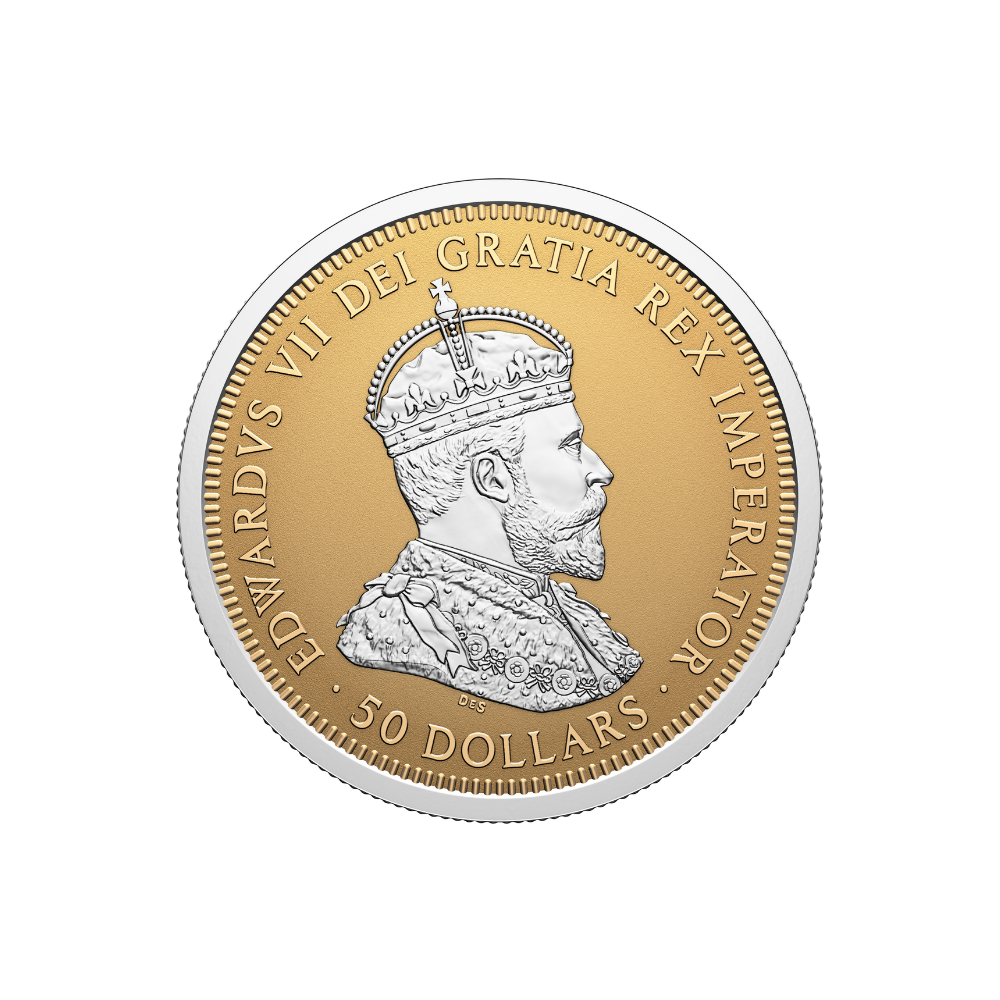Pure Gold Fractional Set 125th Anniversary of the Coronation of King Edward VII Royal Canadian Mint