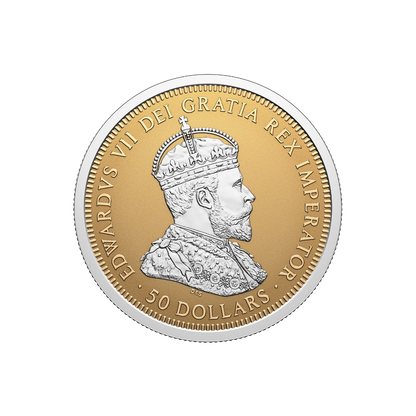 Pure Gold Fractional Set 125th Anniversary of the Coronation of King Edward VII Royal Canadian Mint