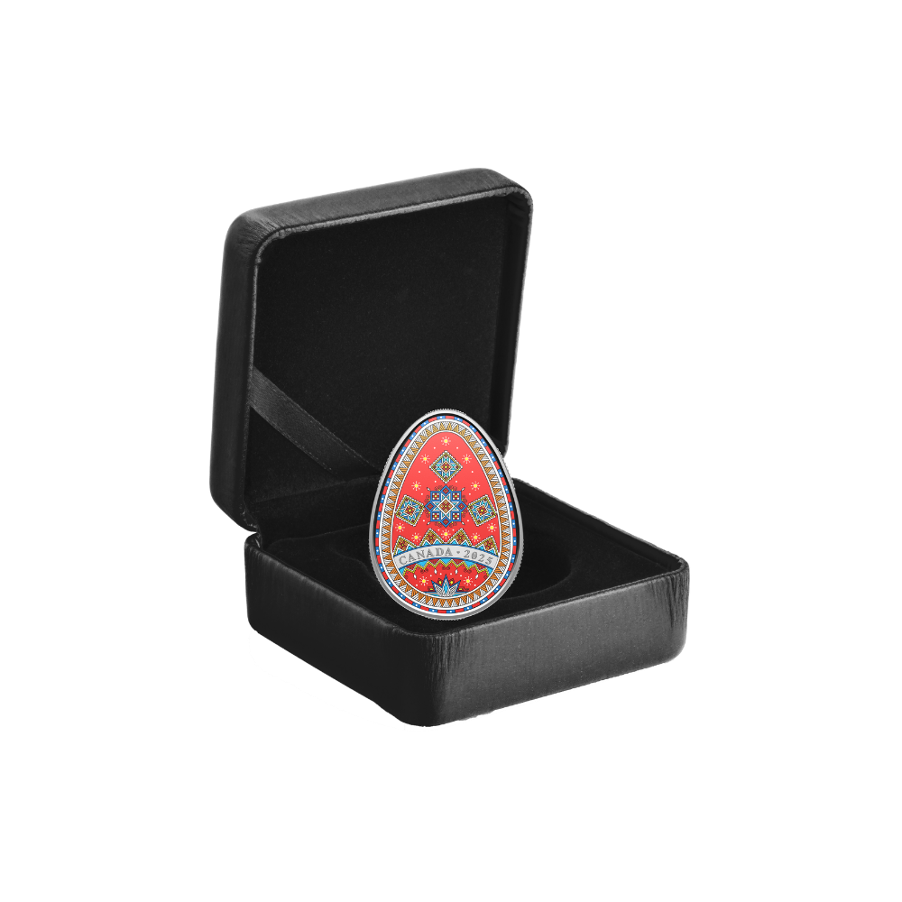 Pysanka Fine Silver Coin Canada 2025