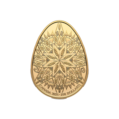 Pysanka Pure Gold Coin Canada 2025