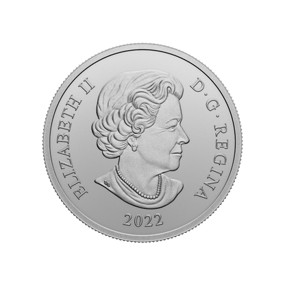 QUEEN ELIZABETH II DIAMOND DIADEM 1 Oz Silver Coin $20 Canada 2022